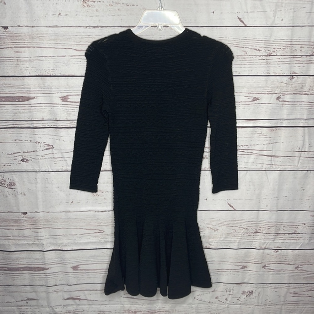 Olivaceous Black Sweater Dress Black Sz Medium! - Picture 7 of 7